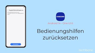 Bedienungshilfen zurücksetzen  Samsung Android 14  One UI 6 [upl. by Merill]