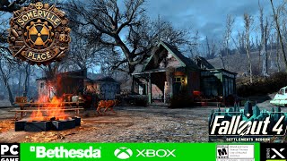 Fallout 4 Settlements Reborn Somerville Place Trailer [upl. by Silva]