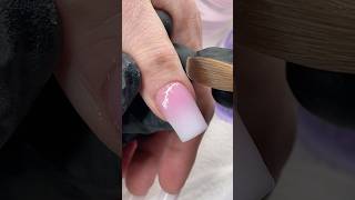 Ombre nails nails nailart naildesigns nailtutorial ombrenails acrylicnail squarenails [upl. by Dearden902]