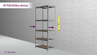 Assembly instructions for RZPLUS boltless shelving [upl. by Fran]