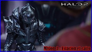 Halo 2 Aniversary The Master Chief Collection mision 3 Estacion el cairo [upl. by Nomrej]