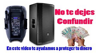 Diferencia entre Altavoces Profesionales y no Profesionales [upl. by Alby]