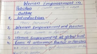 Essay on Women empowerment in Pakistan for CSSPMSGender equality is myth [upl. by Aimil979]