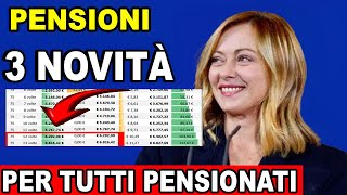 Pensioni Aumenti Garantiti per Novembre Dicembre e Gennaio Scopri le Novità 💰✅ [upl. by Lawtun176]