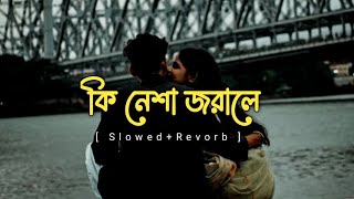 Ki Nesha Jorale Lyrics Version by Balam  কি নেশা জরালে Bengali lofi [upl. by Paulo935]