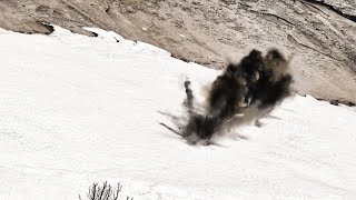 Charcoal Blasting at Olmsted Point [upl. by Stoecker]