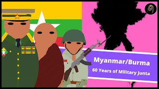 Why Has There Been a Coup in Myanmar  History of BurmaMyanmar 19422021 [upl. by Tanah]