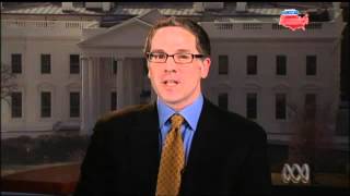 Daily Kos Radio host David Waldman talks filibuster on Australian TV [upl. by Oisor574]