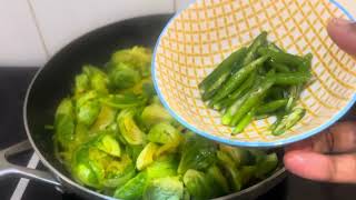 Brussels sprouts recipe in deshi style [upl. by Ellenahs]