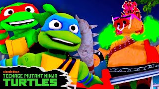 LEVEL UNLOCKED Ninja Turtles Battle MEGA Bebop in Roblox Video Game ⚔️  TMNT [upl. by Avrom]