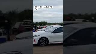 Golf 75 Gti vs BMW 128ti cars automobile dragrace carwow f1 golf gti bmw 1series 128ti [upl. by Sigrid]