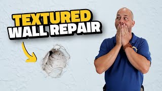 How to Repair a Textured Wall in 3 Different Ways [upl. by Tnelc]