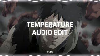 Temperature  sean paul Audio Edit [upl. by Hoffmann]