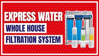 Express Water Whole House Water Filter – 3 Stage Home Water Filtration System [upl. by Ellerol]