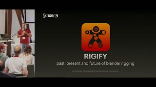 Rigify past present and future of Blender rigging — Blender Conference 2024 [upl. by Anitteb]