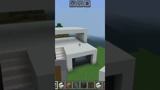 My house design Second floor roofing minecraft shorts [upl. by Irrabaj6]