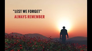 Lest We Forget [upl. by Ern]