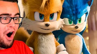 Reacting to SONIC 2 Movie Trailer with TAILS [upl. by Alyakem]