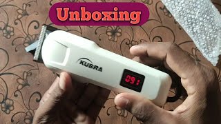 Kubra KB809A Trimmer Unboxing and Review । Best Trimmer Under 1500 । Kubra Trimmer Unboxing 2020 [upl. by Eicnahc]