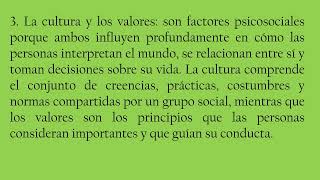 factores psicosociales [upl. by Avad]