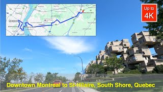 Downtown Montreal to StHilaire on the South Shore Quebec [upl. by Unni109]