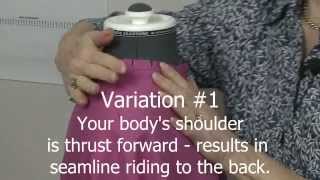 How to Adjust for a Forward Thrusting Shoulder Line and Shoulder Bone Pattern Alteration [upl. by Aramak]