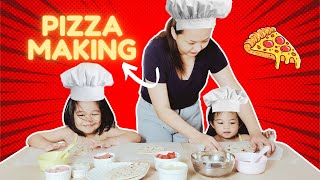 making pizza with my Mom and Aly [upl. by Eilesor279]