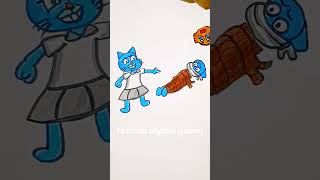 Gumball x Nicole Wattersoni  Not my problem  the amazing world of gumball  gumball  viral [upl. by Koralle707]