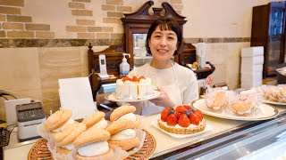 住宅地に佇む常連殺到ケーキ屋さん！お菓子作りから接客まで一人でこなすスーパーお姉さんに密着 [upl. by Devonna]