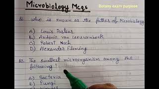 Microbiology Mcqs note  Microbiology Mcq  Microbiology Mcq question answer [upl. by Eizzo]