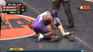 106 lbs Class 3A Match from the IHSA Individual Wrestling Championship Finals [upl. by Yalhsa]