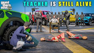 GTA 5  MICHAELS FRIEND TEACHER IS STILL ALIVE  BB GAMING [upl. by Ninahs]