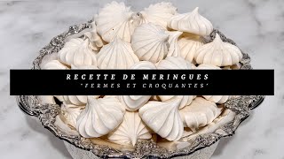 Comment faire des meringues fermes et croquantes [upl. by Eido911]