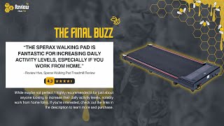 Sperax Walking Pad Under Desk Treadmill Review [upl. by Seavir]