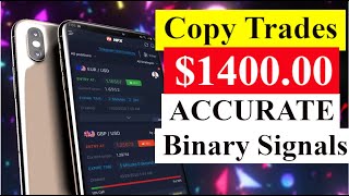 Binary Options Trader Earns 1400 from NFX App  COPY TRADES for BEGINNERS 📊💰 [upl. by Anetsirk]