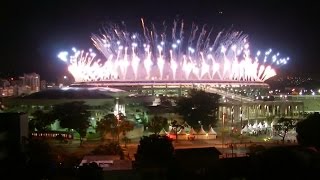 Fireworks kick off Rio 2016 Olympics [upl. by Amand]