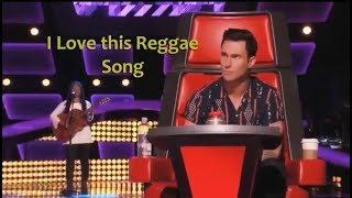 TOP THE BLIND AUDITIONS ON THE VOICE OF REGGAE SONGS ❤️❤️❤️ [upl. by Nauquf]