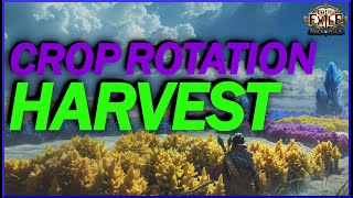 POE 324 Crop Rotation Harvest The Best Way To Get The Maximum Amount of LifeForce per Map [upl. by Aldous]