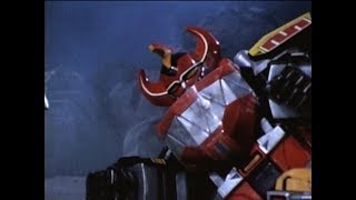 Megazord Fight  Return of an Old Friend Part 2  Mighty Morphin  Power Rangers Official [upl. by Jeramie]