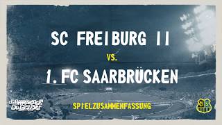 SC Freiburg II  1 FC Saarbrücken  Spielzusammenfassung 2 Spieltag 1819 [upl. by Oremo]