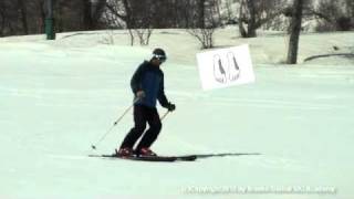 Ski Lesson Video for basic parallel turns from Niseko [upl. by Sana]