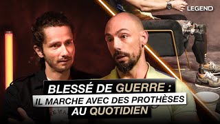 Blessé de guerre  Il marche avec des prothèses au quotidien [upl. by Adnaram]