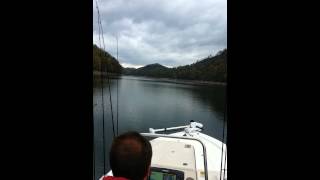 Fontana Lake North Carolina Fall Fishing Run [upl. by Koy]