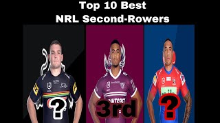 Top 10 Best NRL SecondRowers Ranked 110 [upl. by Anerok13]