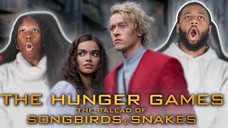 OUR FIRST TIME WATCHING THE HUNGER GAMES BALLAD OF SONGBIRDS AND SNAKES [upl. by Akym671]