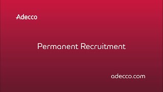 Adecco Permanent Recruitment [upl. by Betthel89]