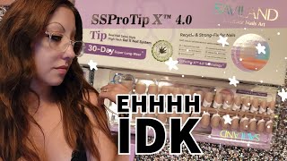 SavilandSSPro Tip X Kit Review 🫣 saviland gel extension kit review  Is it worth your money  💰 [upl. by Weisbart921]