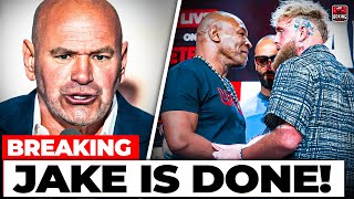 Dana White DESTROYS Mike Tyson VS Jake Paul 1 Day Before Fight [upl. by Yelhs]