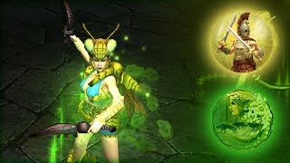 Titan Quest  Champantis  Safeguard of the Mantis set Champion Build [upl. by Yelloh255]