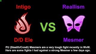 Guild Wars 2  Elementalist vs PU Mesmer Duels [upl. by Yenwat240]